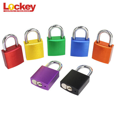 Mini 25mm Aluminum Padlock Device Safety Outdoor Lockout Locks Keyed Alike