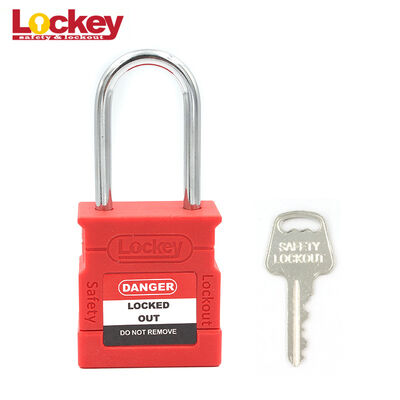 Brass Lock Core 5mm Steel Shackle Nylon Body Safety Padlock