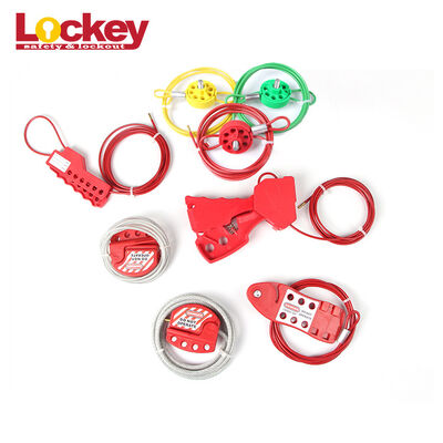 Stainless Steel Wire 6mm Cable Loto Device For Electrical Equipment
