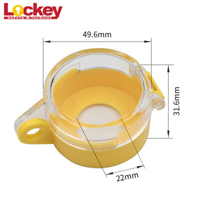 Transparent Switch Push 22mm Emergency Stop Button Lockout