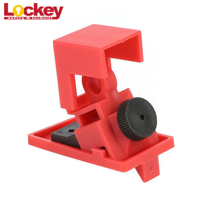 7.5mm No Hole Polypropylene Clamp On Breaker Lockout With Lockout Cleat
